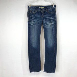 BKE BUCKLE - WOMEN'S 29 X 31.5 - BLUE SABRINA SKINNY JEANS